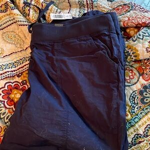 Torrid navy poplin pants